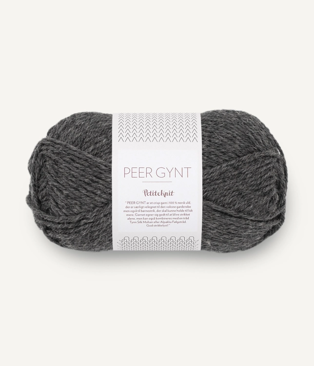 Sandnes Garn PetiteKnit PEER GYNT - Charcoal Melange (1065)