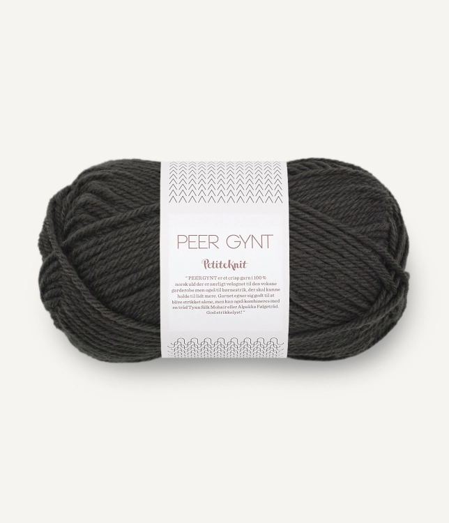 Sandnes Garn PetiteKnit PEER GYNT - Dusty Noir (3891)