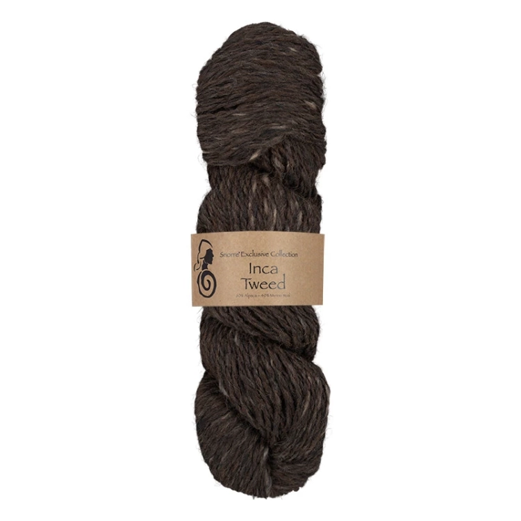 Viking Garn Snorre Exclusive Inca Tweed - Brązowy 108