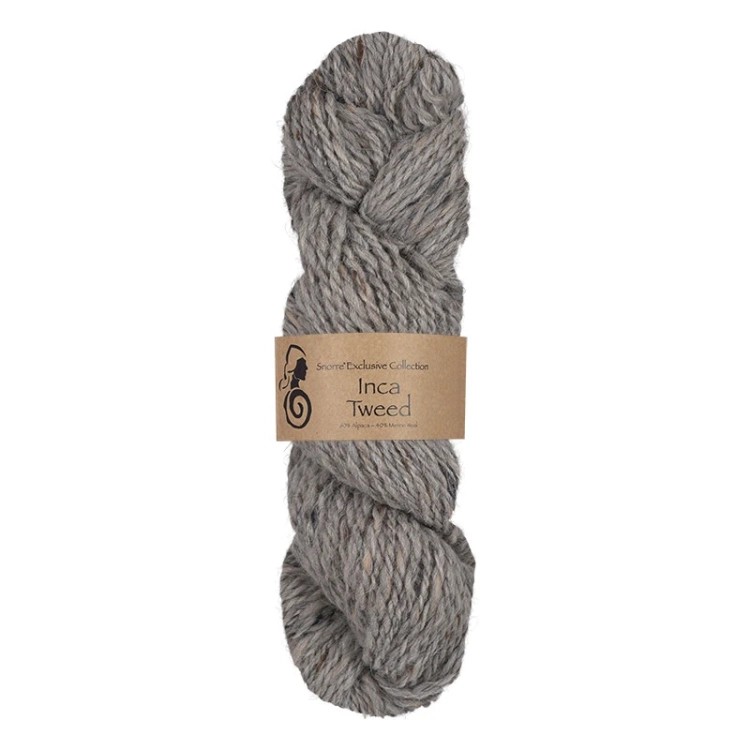 Viking Garn Snorre Exclusive Inca Tweed - Jasnoszary 113
