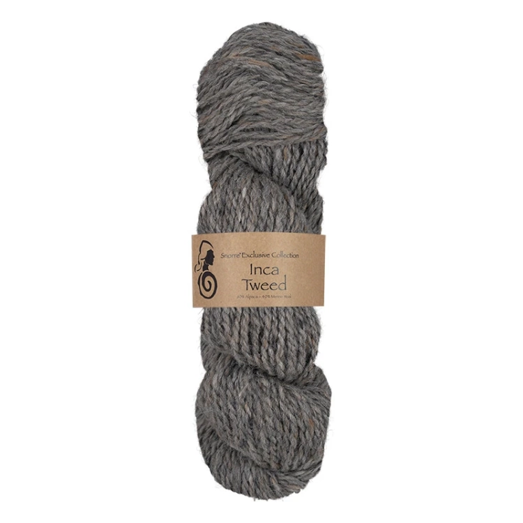 Viking Garn Snorre Exclusive Inca Tweed - Szary 115