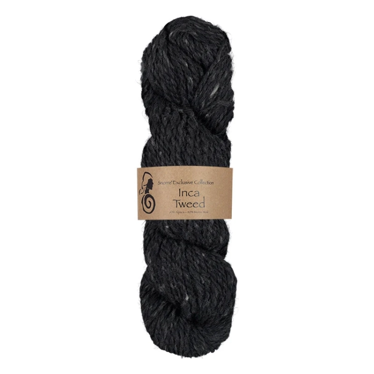 Viking Garn Snorre Exclusive Inca Tweed - Czarny 103