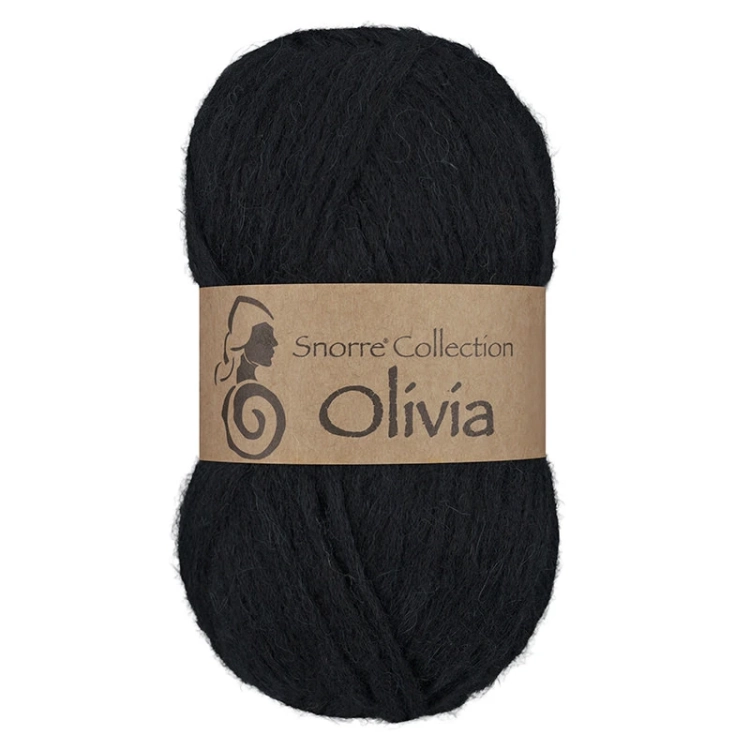 Viking Garn Snorre Collection Olivia - Czarny 703