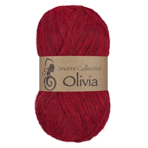 Viking Garn Snorre Collection Olivia - Czerwony 760