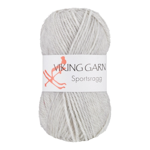 Viking Garn Sportsragg - Perłowoszary 512