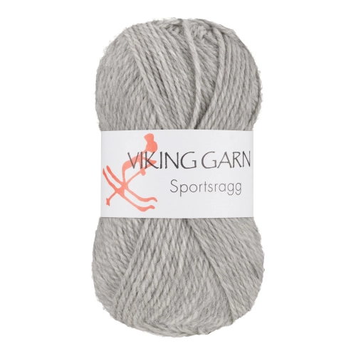 Viking Garn Sportsragg - Jasnoszary 513