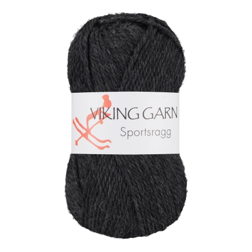 Viking Garn Sportsragg - Szary koks 517