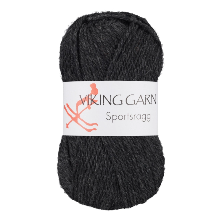 Viking Garn Sportsragg - Szary koks 517