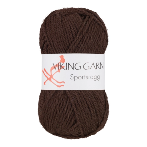 Viking Garn Sportsragg - Brązowy 518
