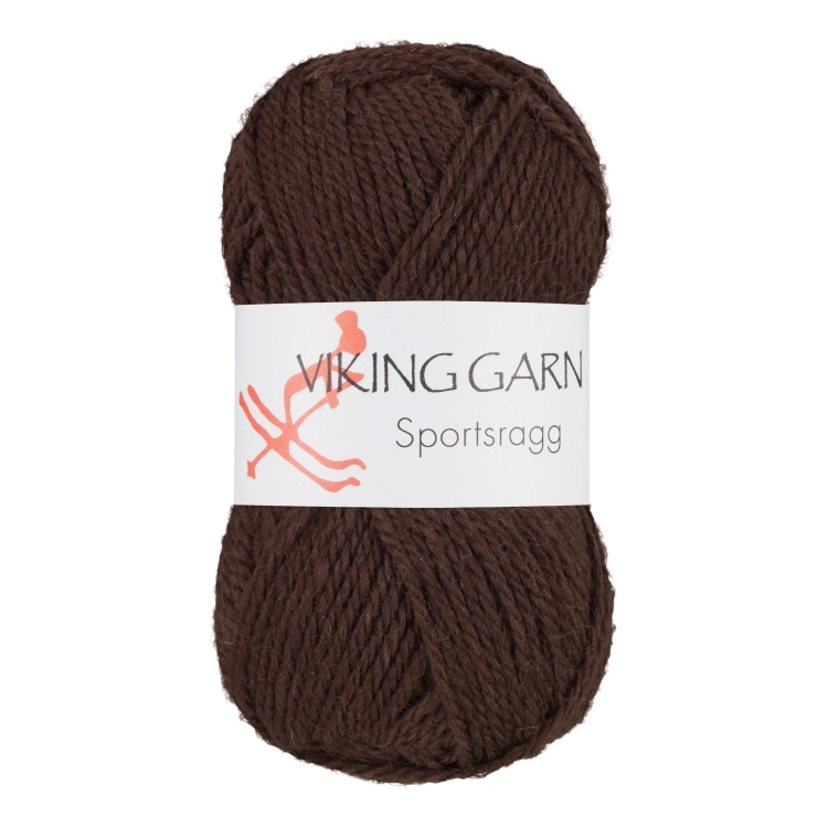 Viking Garn Sportsragg - Brązowy 518