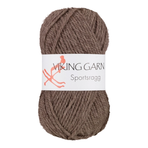Viking Garn Sportsragg - Średni Brąz 519