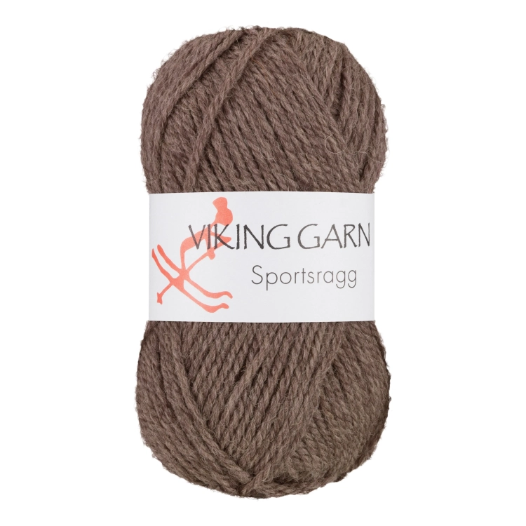 Viking Garn Sportsragg - Średni Brąz 519