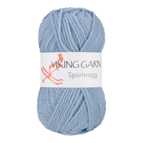 Viking Garn Sportsragg - Jasnoniebieski 521