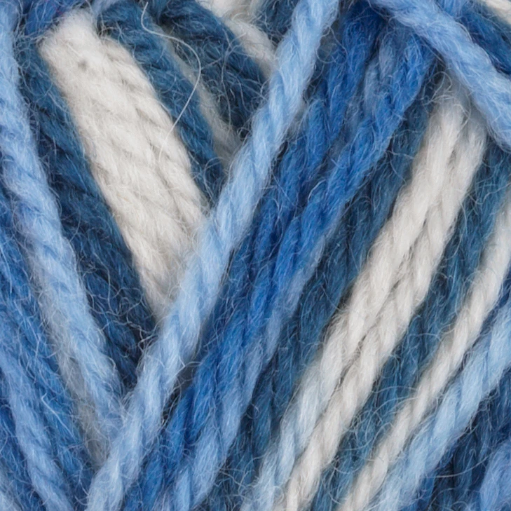 Viking Garn Sportsragg - Multi-biało-niebieski 525