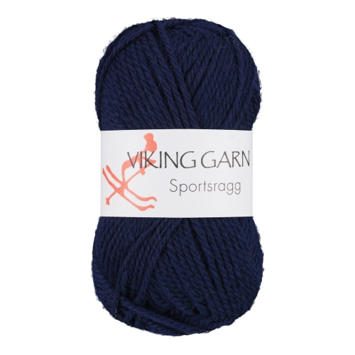 Viking Garn Sportsragg - Granatowy 526