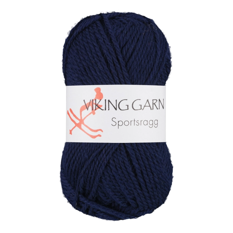 Viking Garn Sportsragg - Granatowy 526