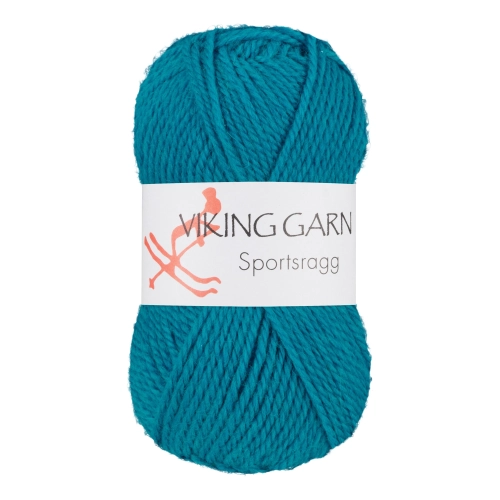 Viking Garn Sportsragg - Turkus 529