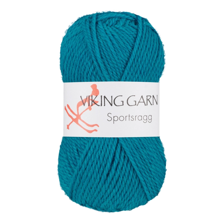 Viking Garn Sportsragg - Turkus 529