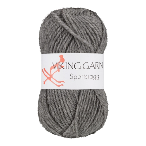 Viking Garn Sportsragg - Szary 530
