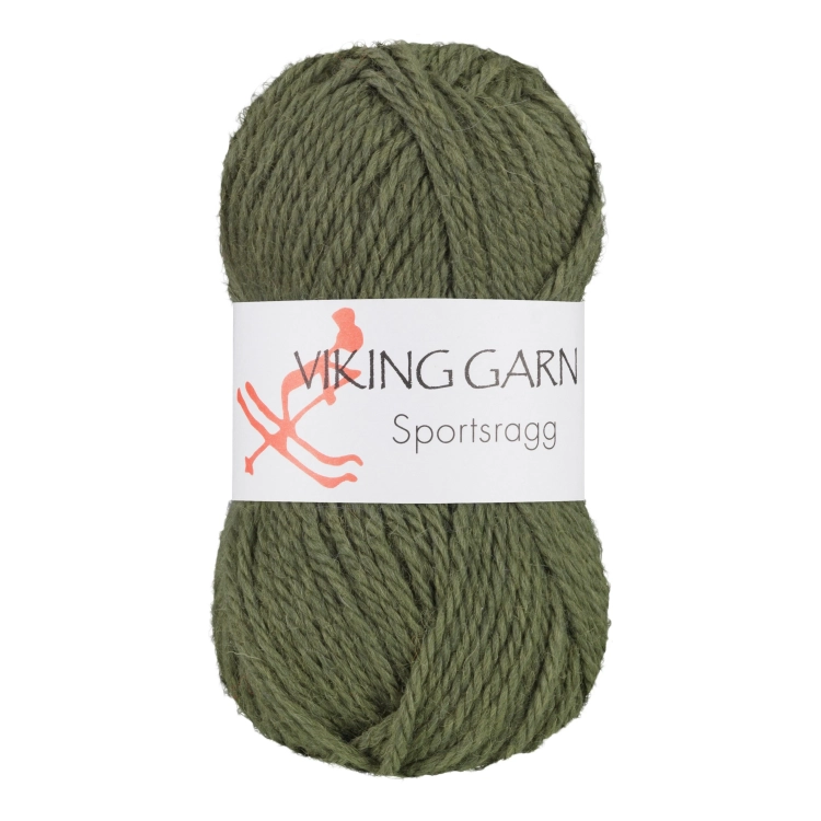 Viking Garn Sportsragg - Ciemnozielony 532