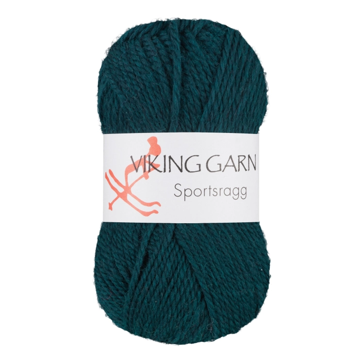 Viking Garn Sportsragg - Ciemna benzyna 534