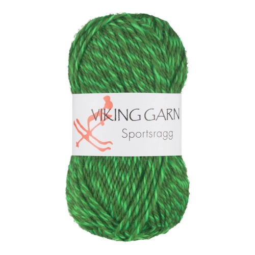 Viking Garn Sportsragg - Multi zielony 537