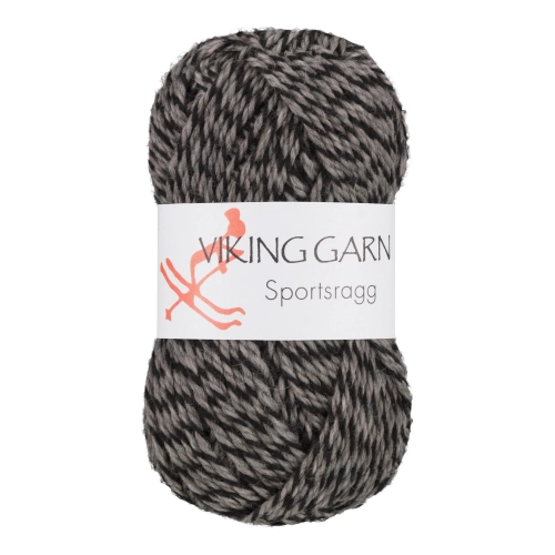 Viking Garn Sportsragg - Multi-szaro-czarny 540