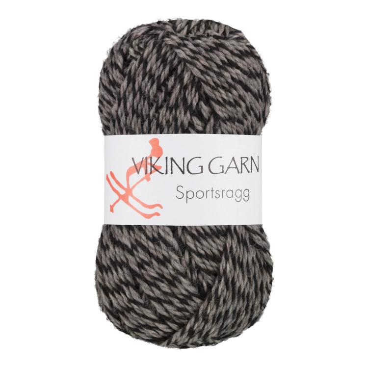 Viking Garn Sportsragg - Multi-szaro-czarny 540