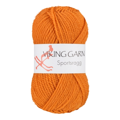 Viking Garn Sportsragg - Ciemnożółty 544