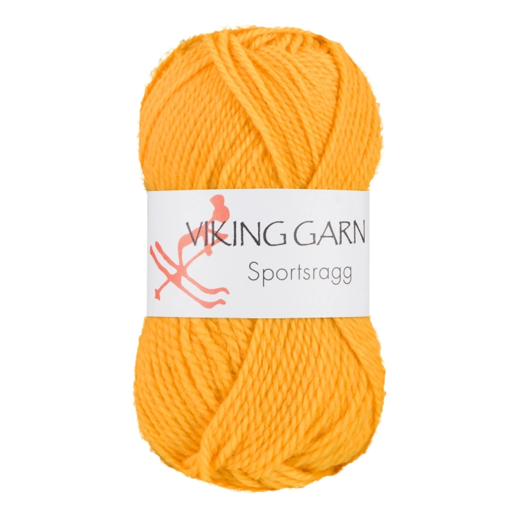 Viking Garn Sportsragg - Żółty 545