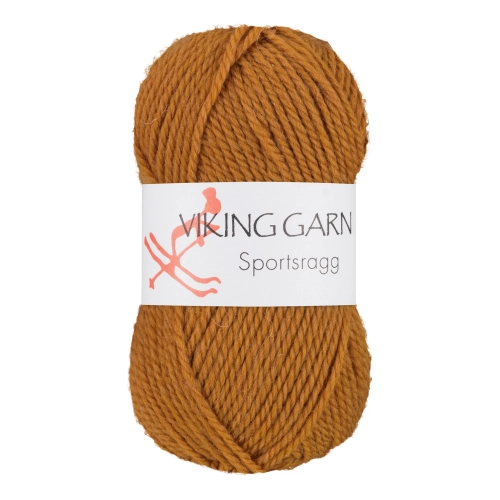 Viking Garn Sportsragg - Ochrowy żółty 546