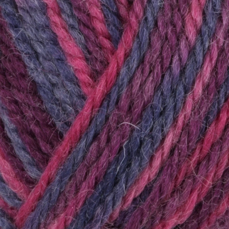 Viking Garn Sportsragg - Multi-różowo-fioletowy 566