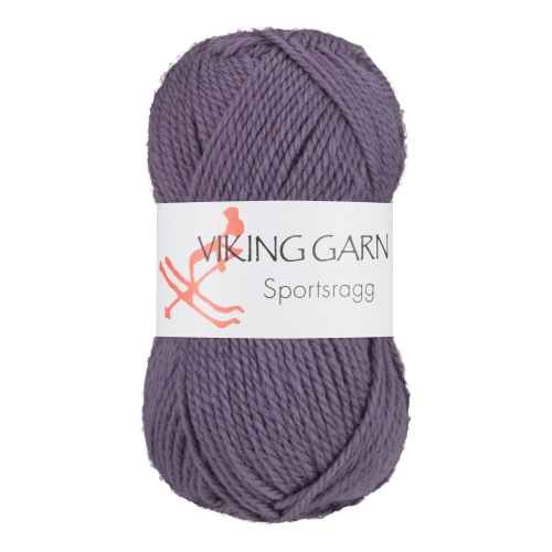 Viking Garn Sportsragg - Przykurzony fiolet 568