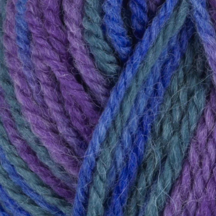 Viking Garn Sportsragg - Multi-fioletowo-niebiesko-zielony 571