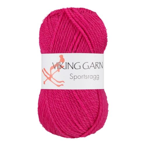 Viking Garn Sportsragg - Czerwona 572