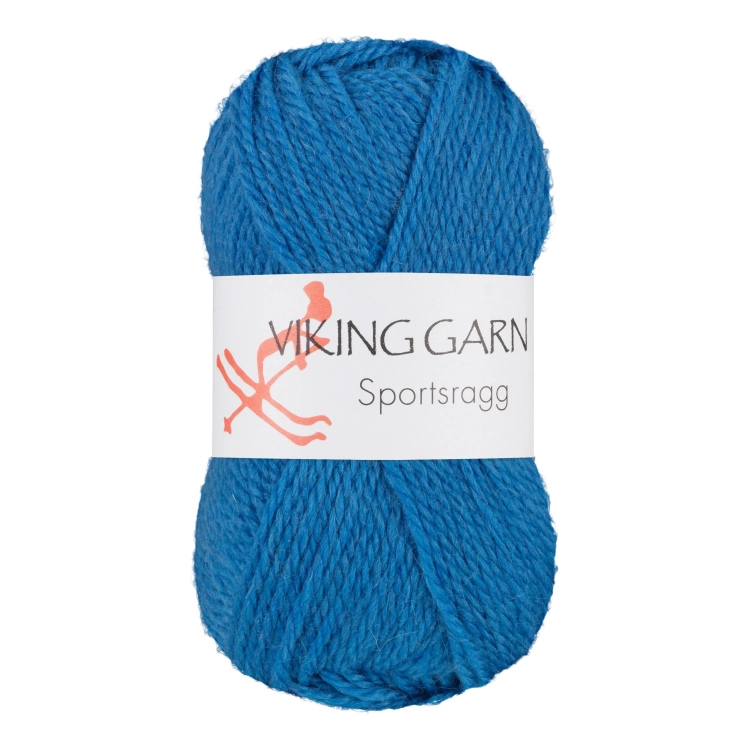 Viking Garn Sportsragg - Niebieski 575