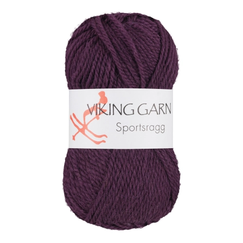 Viking Garn Sportsragg - Ciemny fiolet 578