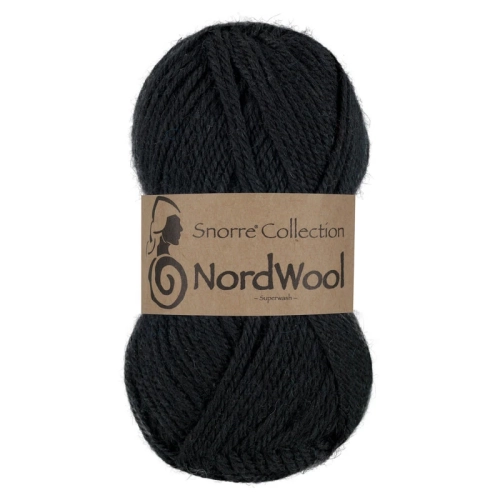 Viking Garn Snorre Collection NordWool - Czarny 103