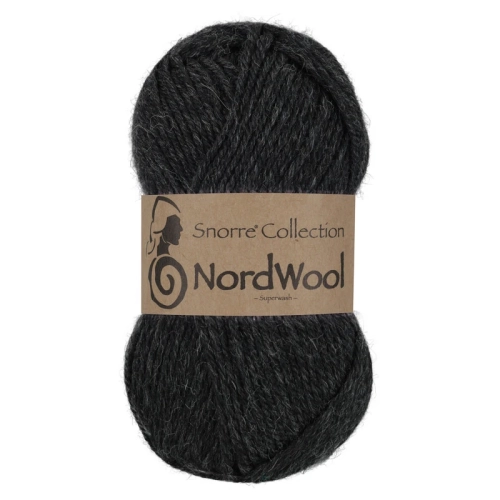 Viking Garn Snorre Collection NordWool - Węgiel szary 117