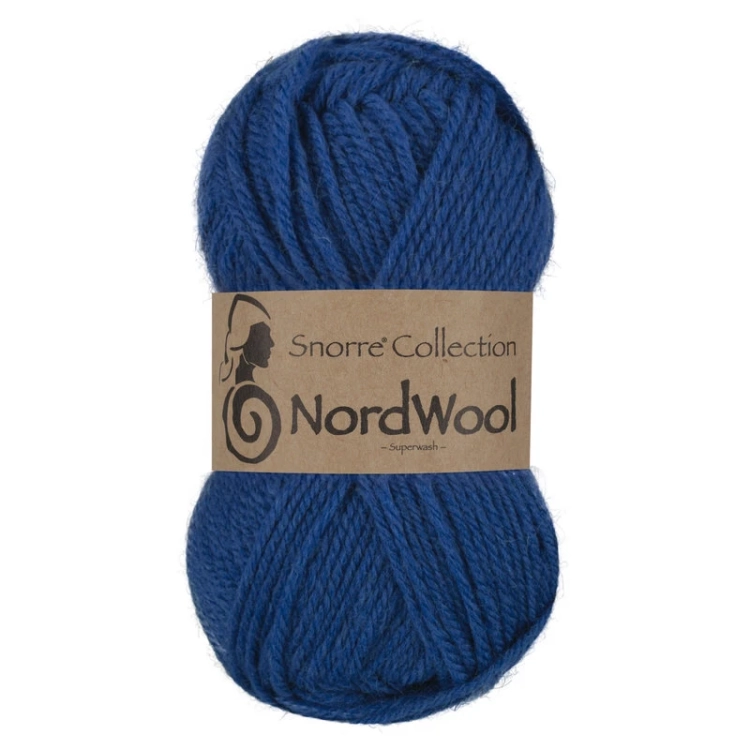 Viking Garn Snorre Collection NordWool - Niebieski kobalt 125