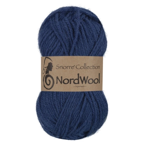 Viking Garn Snorre Collection NordWool - Jeans niebieski 127