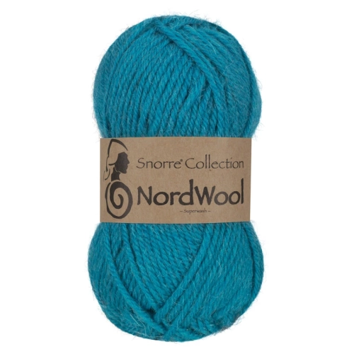 Viking Garn Snorre Collection NordWool - Turkusowy 129