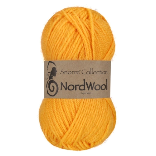 Viking Garn Snorre Collection NordWool - Żółty 145