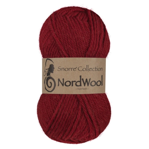 Viking Garn Snorre Collection NordWool - Ciemny burgund 161