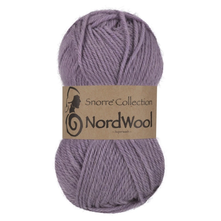 Viking Garn Snorre Collection NordWool - Ciemny liliowy 168