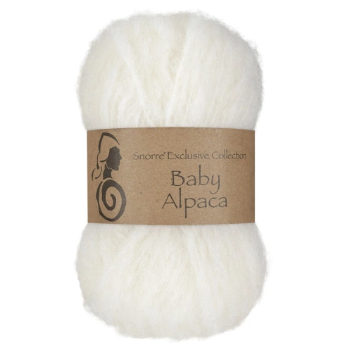 Viking Garn Snorre Exclusive Baby Alpaca - Biały 300