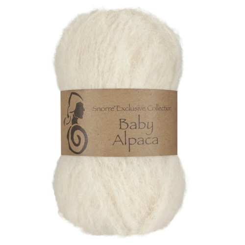 Viking Garn Snorre Exclusive Baby Alpaca - Naturalna biel 302