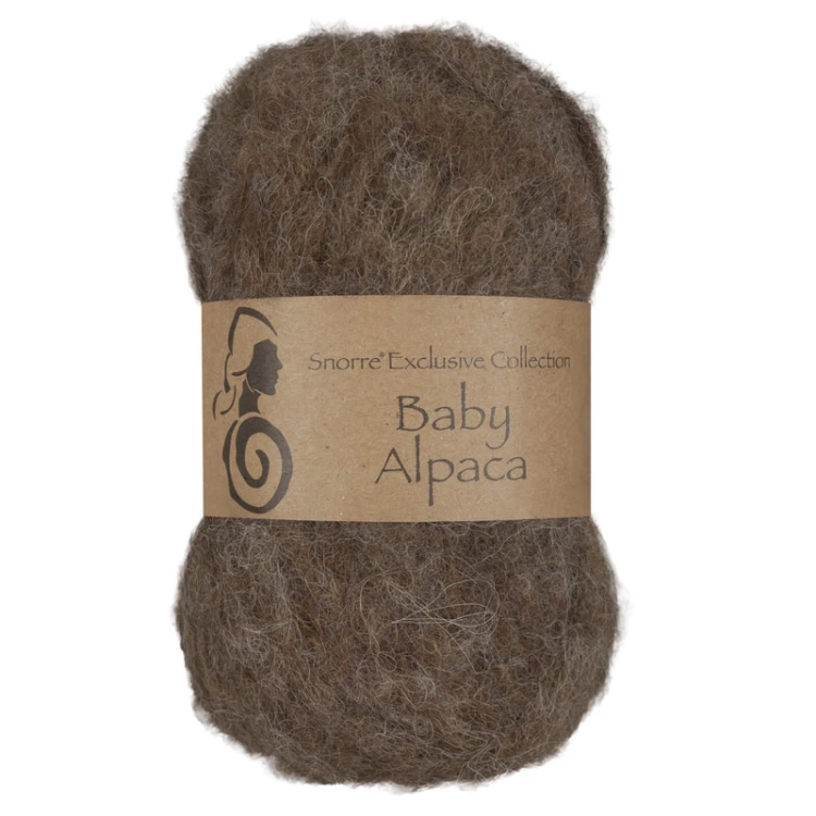 Viking Garn Snorre Exclusive Baby Alpaca - Brązowy 308