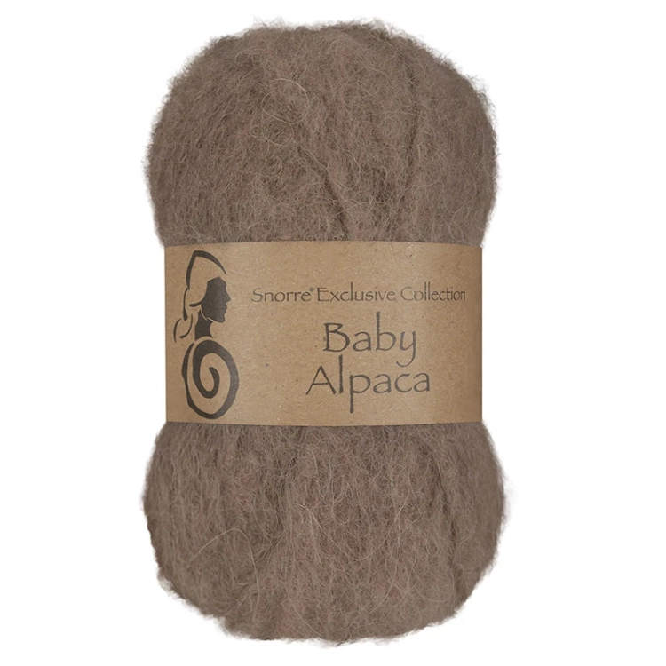 Viking Garn Snorre Exclusive Baby Alpaca - Jasnobrązowy 309
