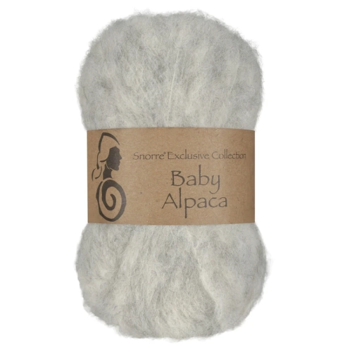 Viking Garn Snorre Exclusive Baby Alpaca - Perłowy szary 312